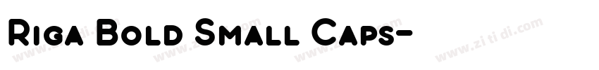 Riga Bold Small Caps字体转换 Riga Bold Small Caps字体转换